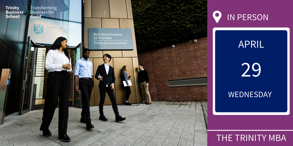 An external shot of the school with the event date 29.04.26 overlaid