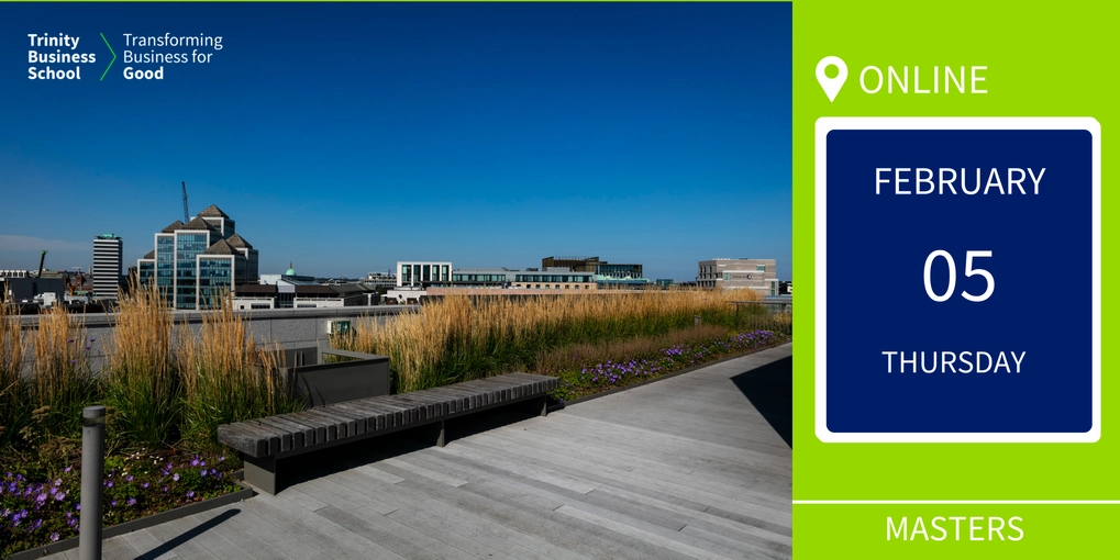 An external shot of the school with the event name and date overlaid