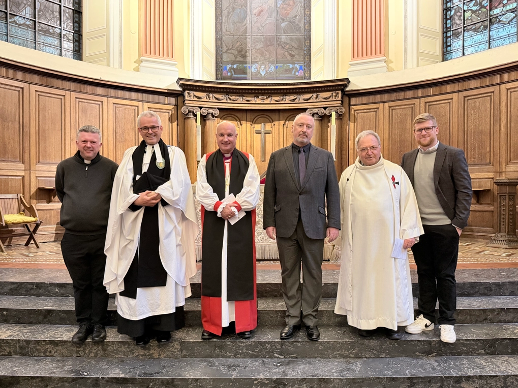 College Chaplains with Bishop Adrian Wilkinson 2025