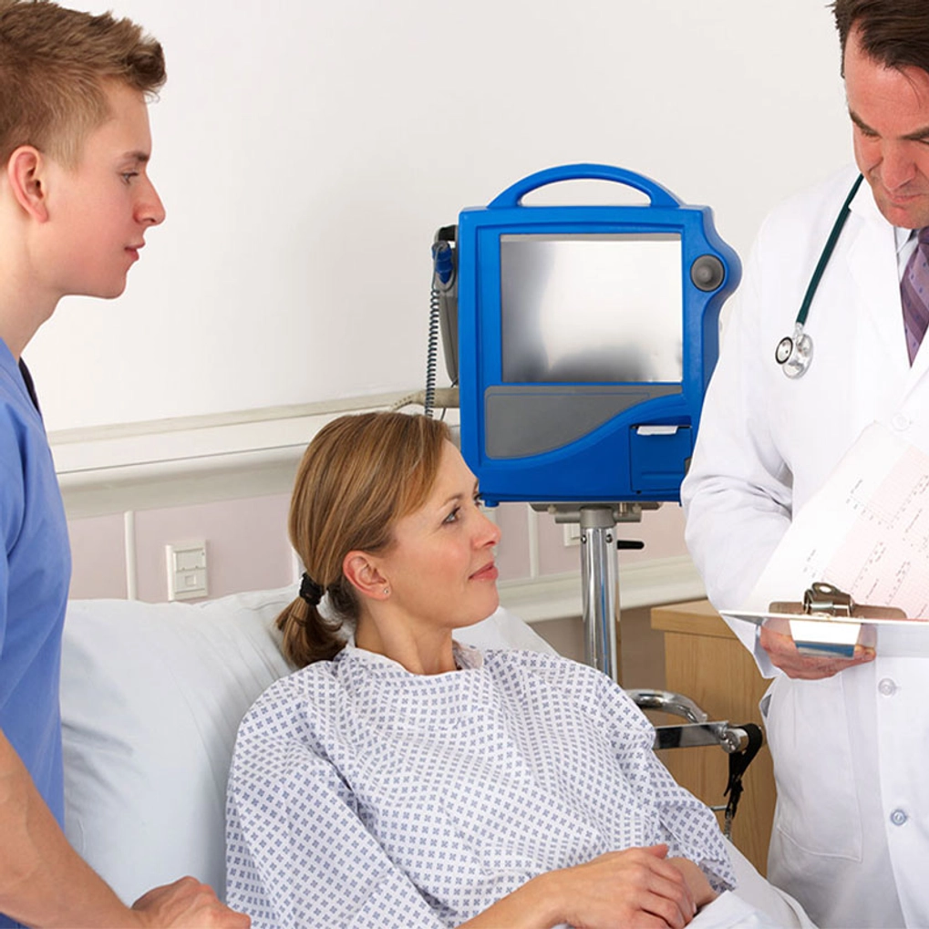 bedside with student