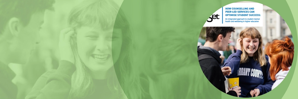 Students laughing together