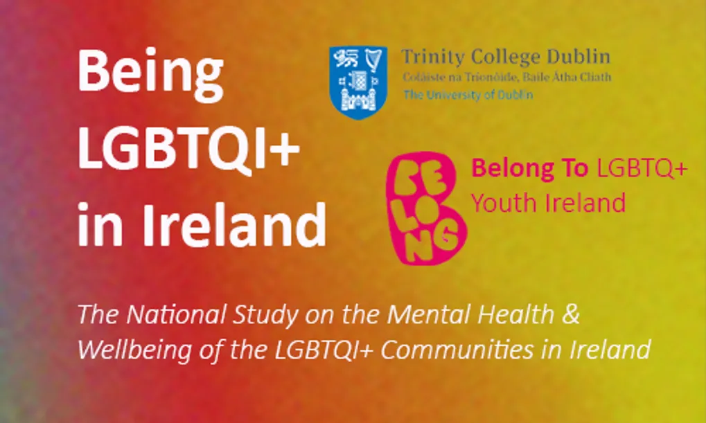 LGBTQI+ report graphic with logos