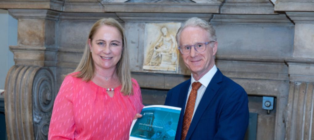 Rita Keane being awarded the Dean's Awards for Professional & Support Staff award