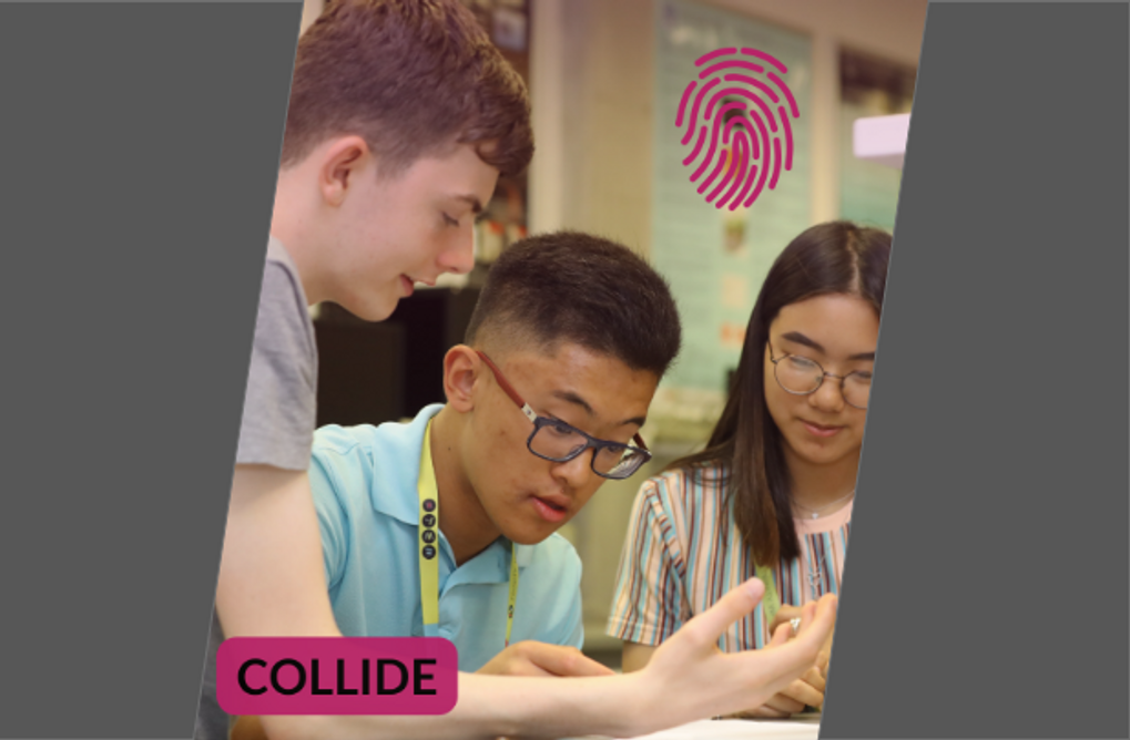 Students working on an Easter camp project