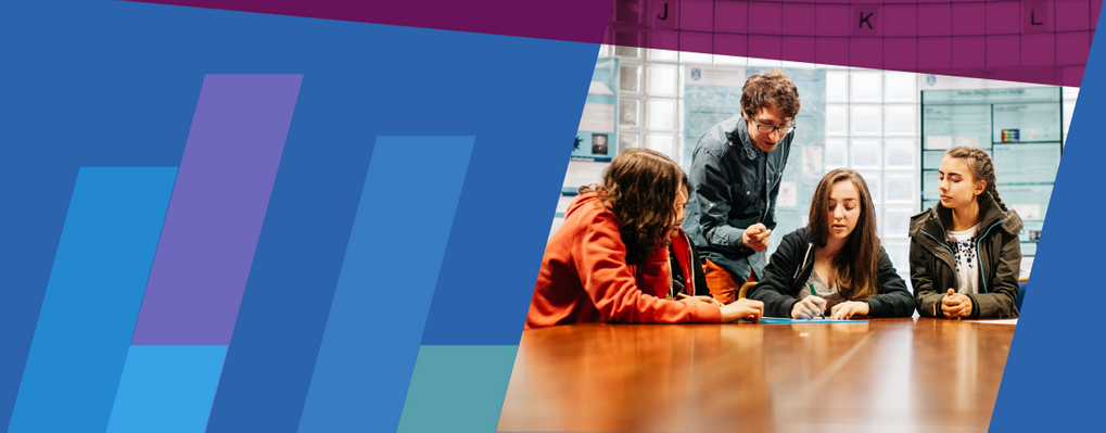 STEM Students engaged in work.