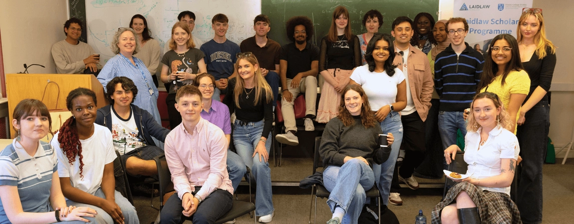 Laidlaw Trailblazers and Scholars at a networking event