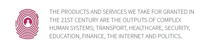 Banner with text and thumbprint logo