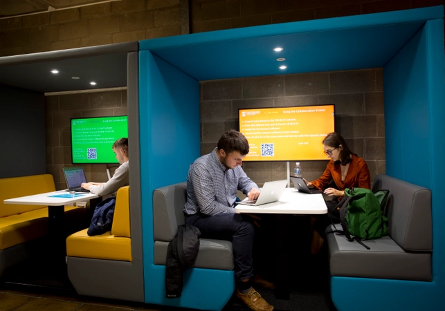 Arts building student study