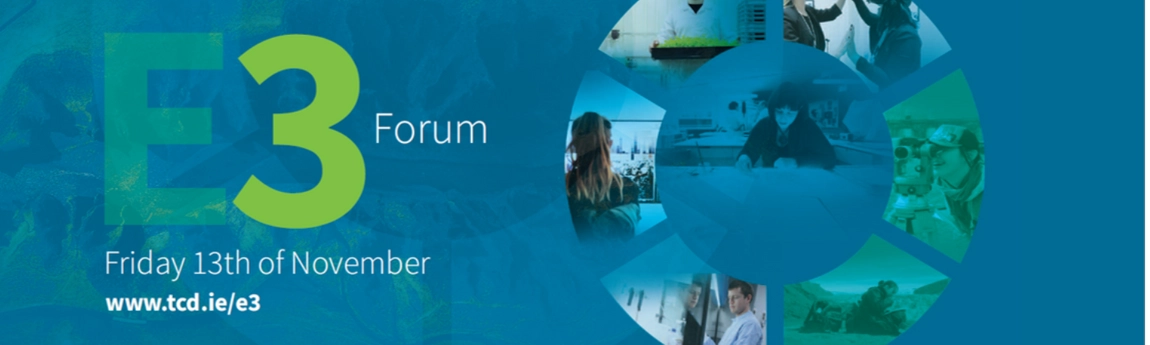 E3 forum brochure mentioning the date on Friday, 13 November