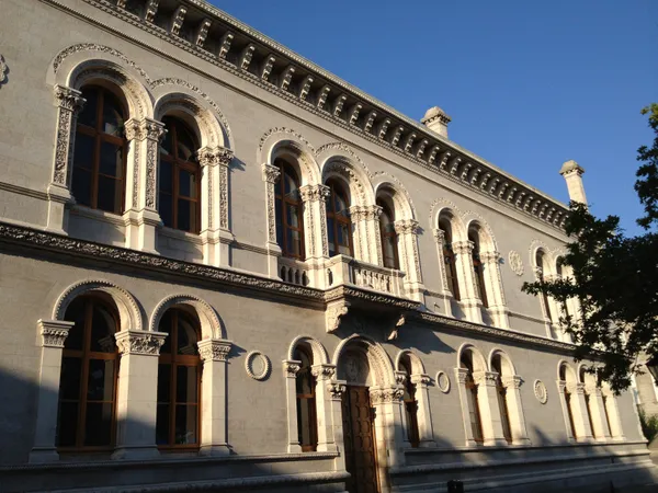 Front of the museum building