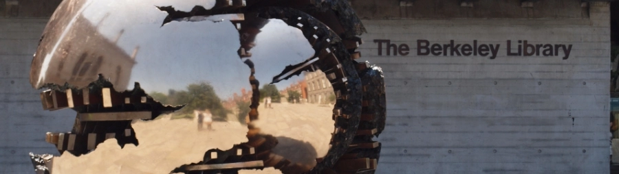 Image of Sfera con sfera sculpture outside the Boland Library, TCD