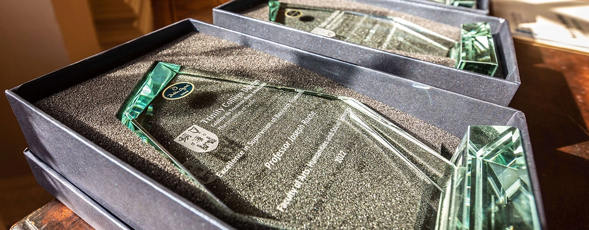 Excellence in Supervision of Research Students Awards trophy