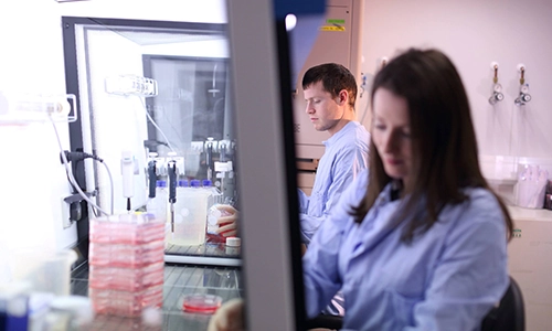Lab students