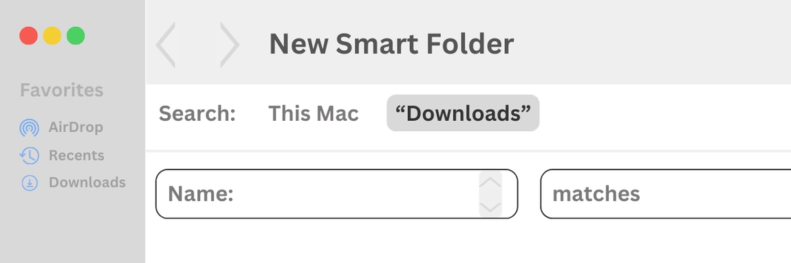 image of smart folders finder on mac