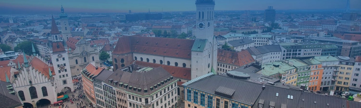 A cityscape of Munich