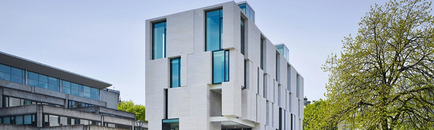 Exterior of Long Room Hub Building