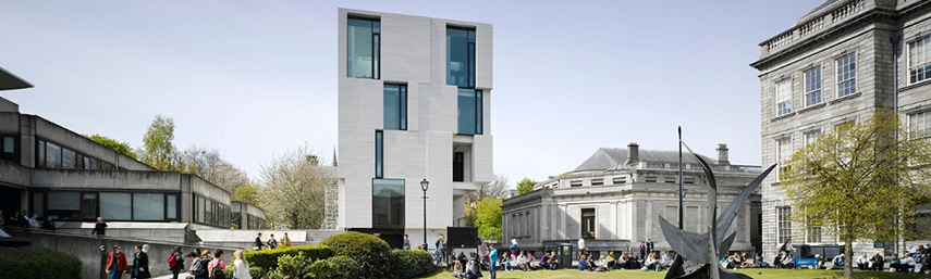 Exterior of Long Room Hub Building