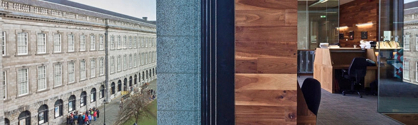 View of old library from long room hub office