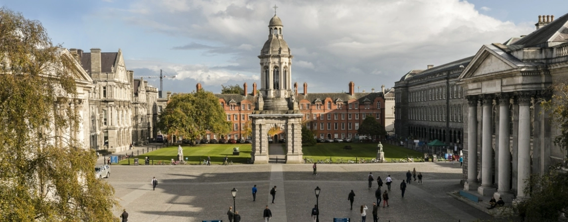 Campanile Front Square Campus, Trinity College Dublin.