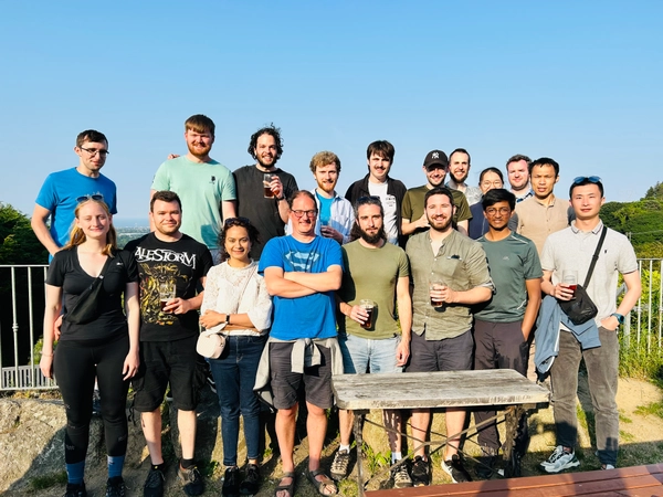 Group picture of our members on this year's hike