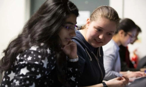 Computer Science, Linguistics and a Language students in class, Trinity College Dublin.