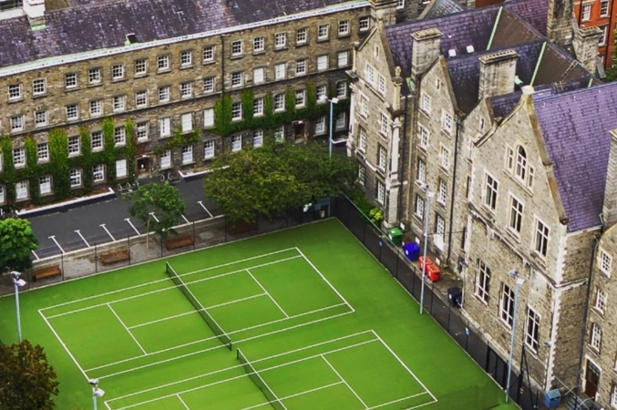 Botany Bay tennis courts photos from aerial.ie