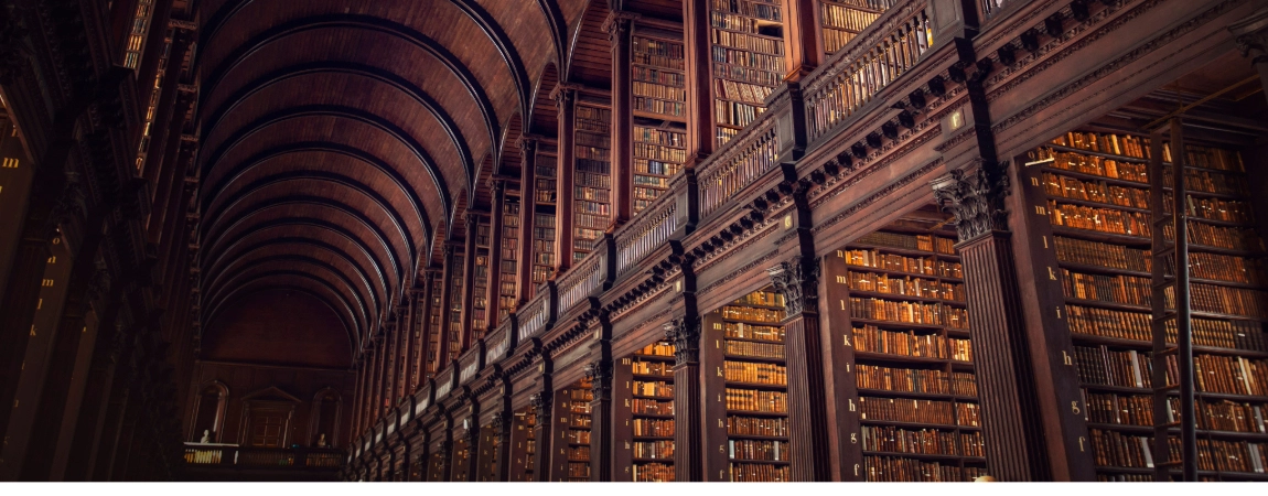 The Long Room in Trinity College Dublin