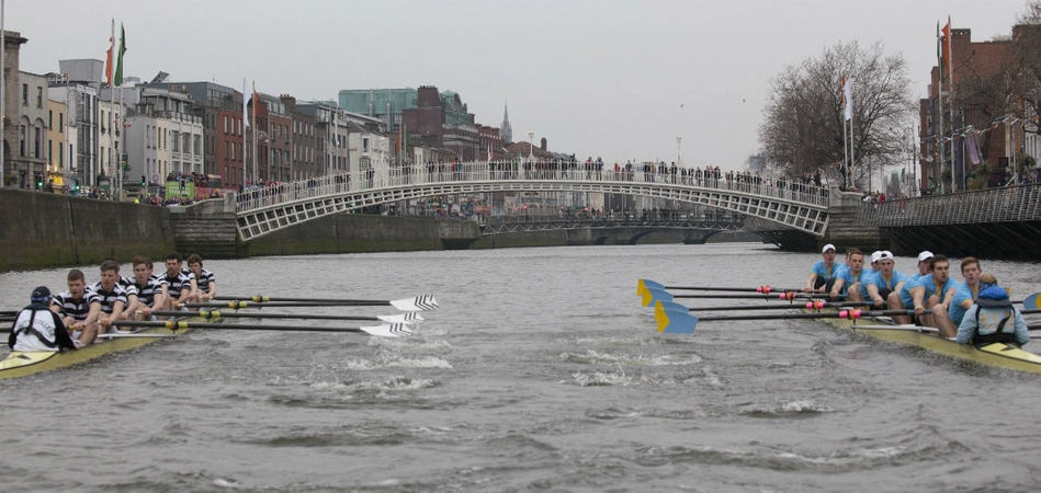 Rowing on the Liffey