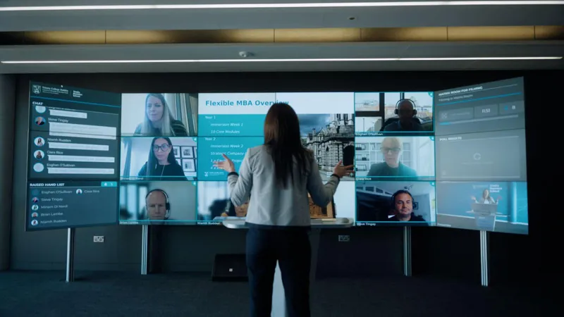 Dr Eimear Nolan teaching in the Matrix Room