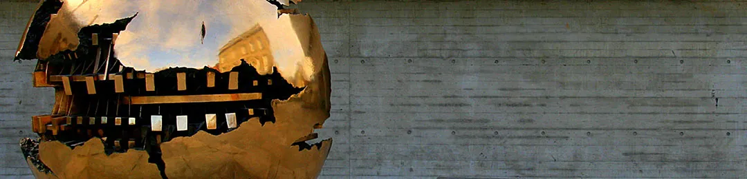 Pomodoro sculpture Trinity College Dublin