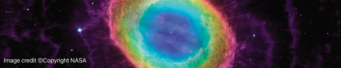 An image of a galaxy