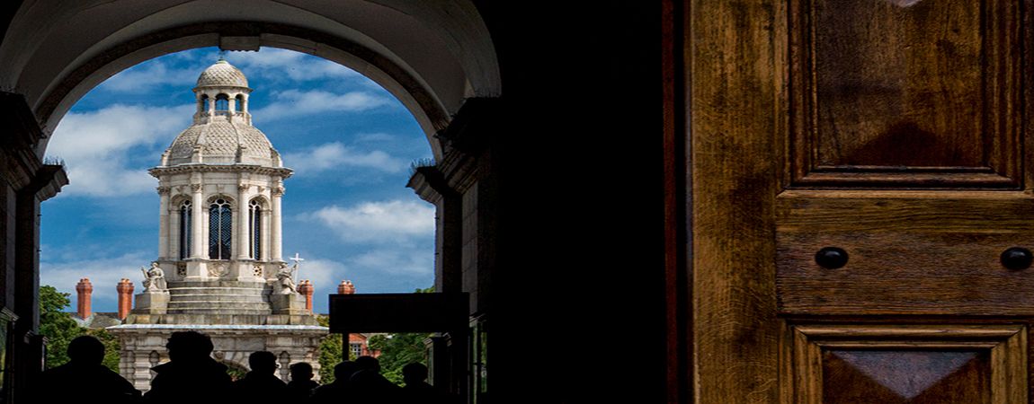 View of campanile from the arch