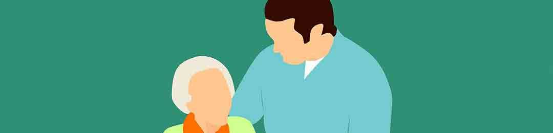 Elderly person graphic