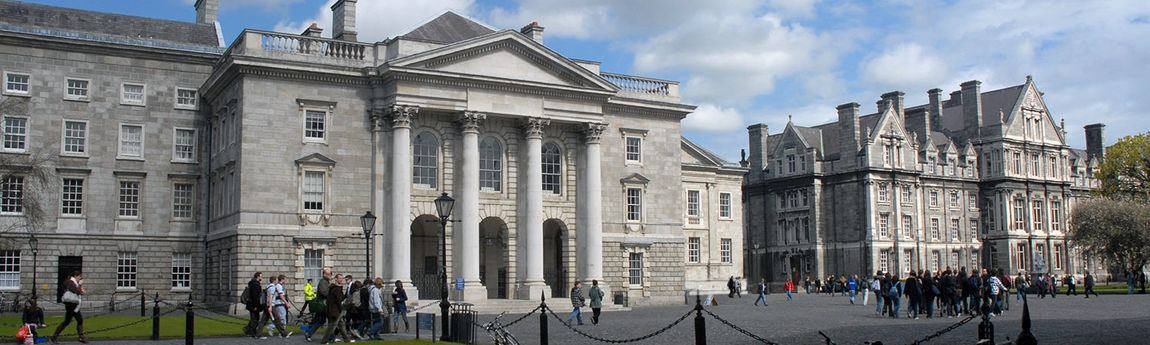 Trinity College Dublin Front Square Large Building
