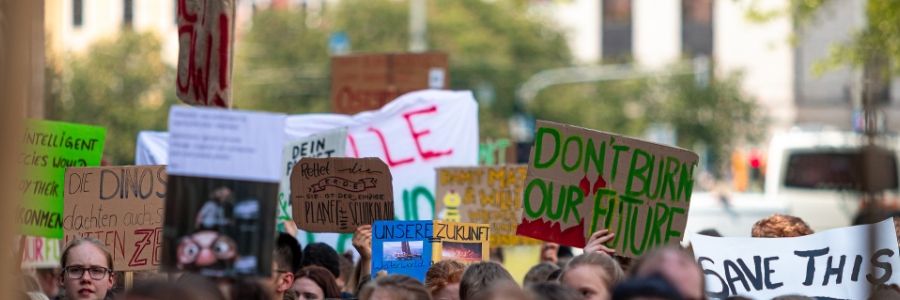 City protesting for environmental issue