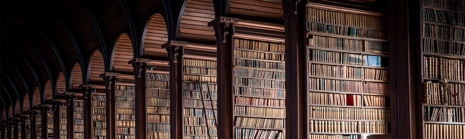 long room library at Trinity College Dublin