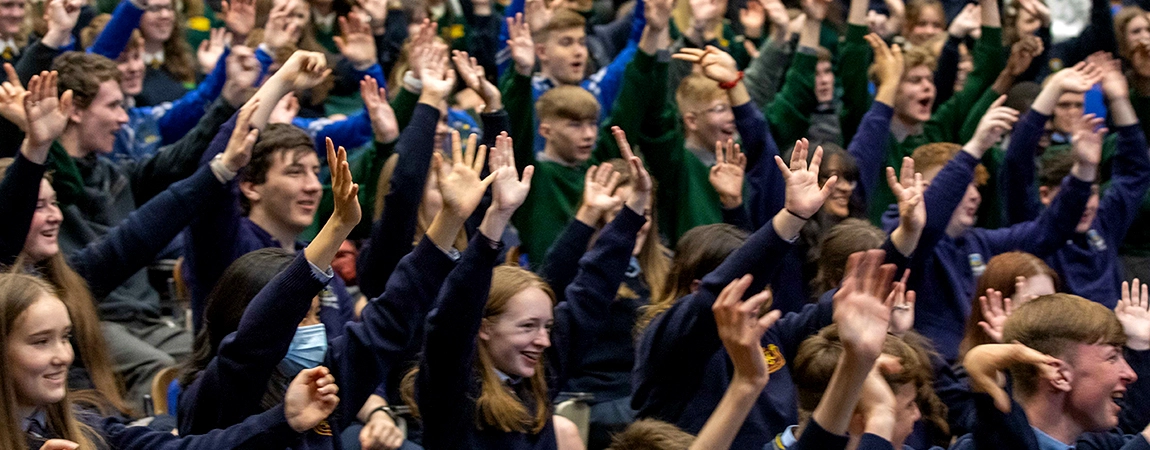 Group cheering