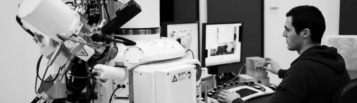 A researcher in a lab at CRANN