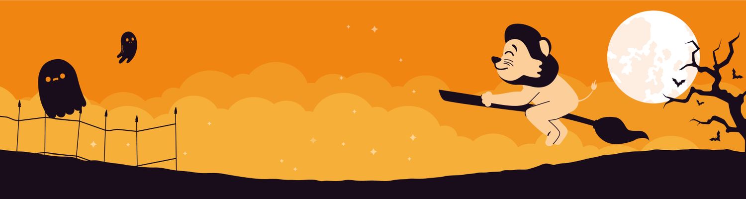 Bravehearts Halloween Camp 2025 illustrative website slider