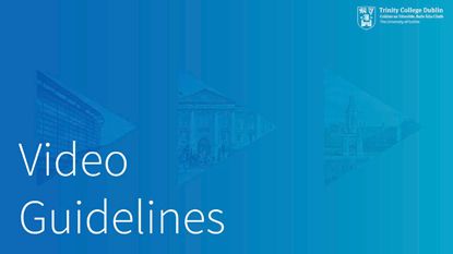 Videography Guidelines and Templates