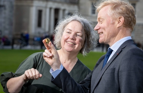 Rugby World Cup collector coin features Trinity's Campanile