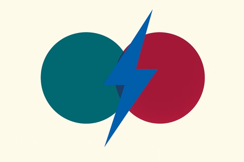 Abstract image representing conflict of interest