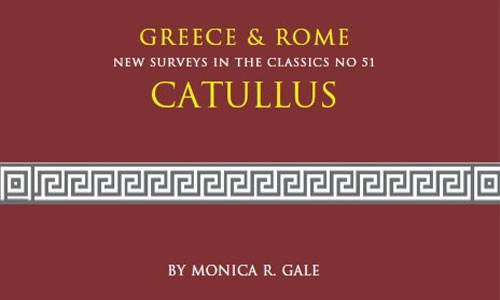 Book cover Catullus (Greece and Rome New Surveys in the Classics 51).
