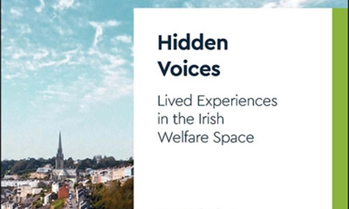 Book cover Hidden Voices: Lived Experiences in the Irish Welfare Space.