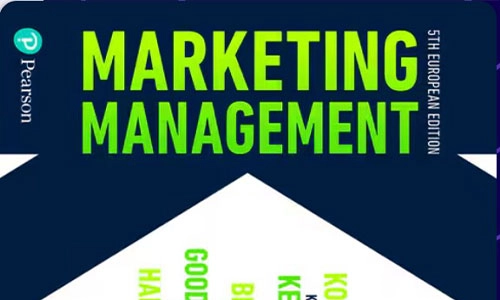 Book cover Marketing Management (European Edition).