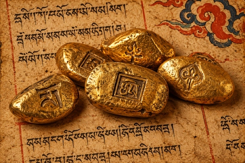 old tibetan money