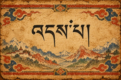tibetan word for past