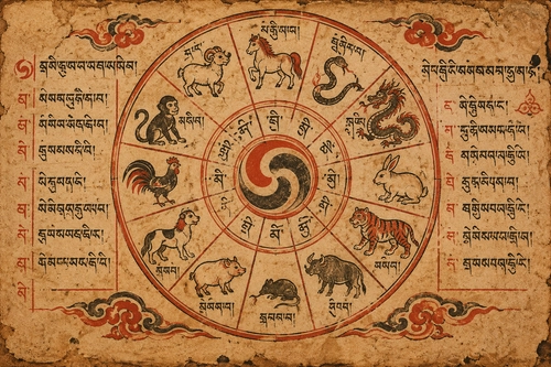 Old tibetan timetable