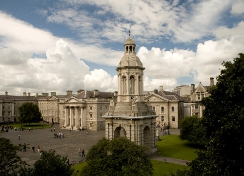 Campanile Front Square Campus, Trinity College Dublin.