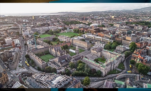 Aerial tcd campus